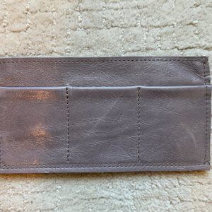 NEW Rough and Tumble Card Holder Trio Double Sided Genuine Leather Lavender Opal